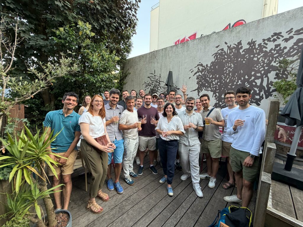 Photo de groupe apéro fin de saison Nantes Gigant Bad